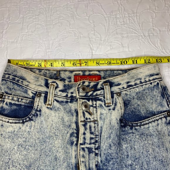 Vintage 80s Bonjour high rise acid wash jeans - Picture 5 of 10